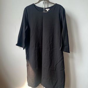 Gap black shift dress. Size 18. Zipper back.